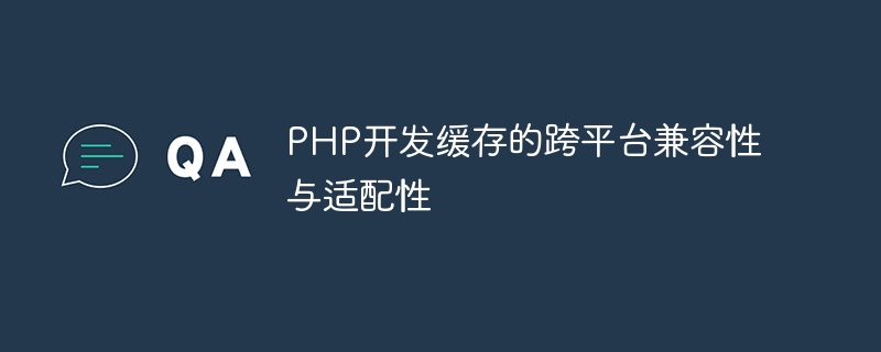 PHP开发缓存的跨平台兼容性与适配性