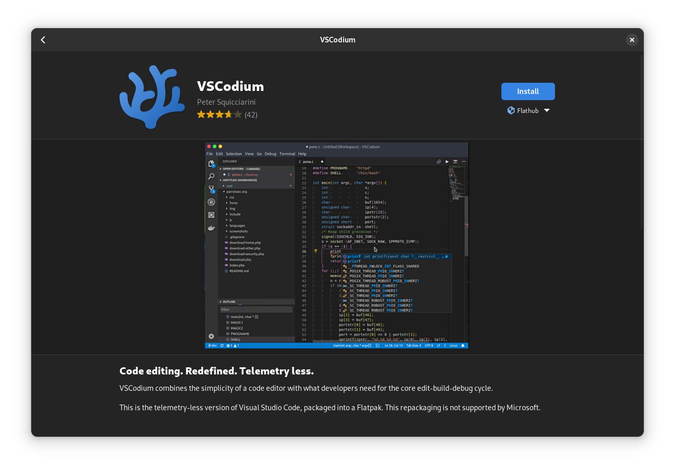 如何在Fedora上安装VSCodium